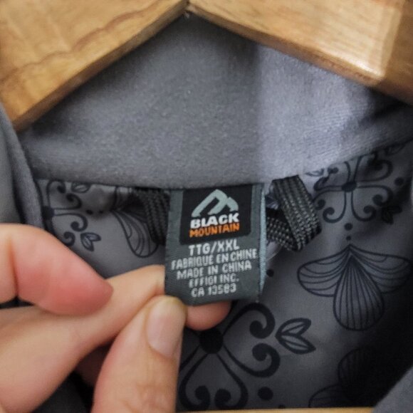 Black Mountain | Plaid Lightweight Hiking Jacket Gray Purple XXL - Picture 5 of 11